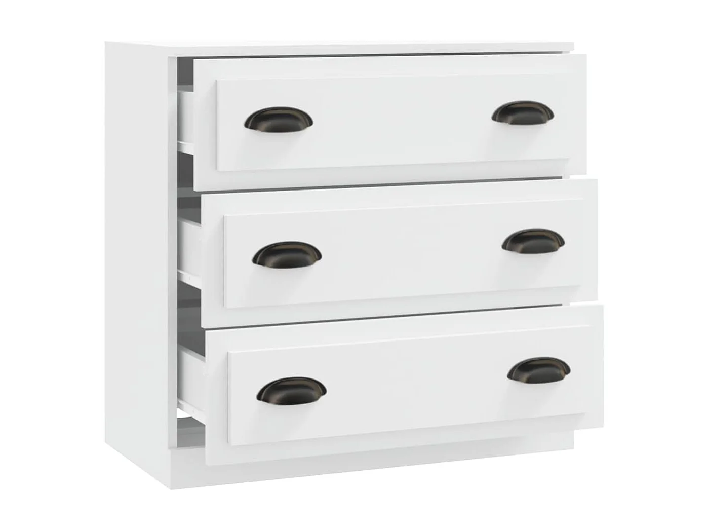 Buffet blanc 70x35,5x67,5 bois d'ingénierie