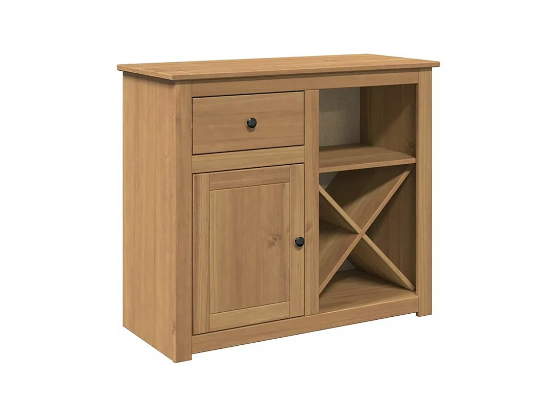 Buffet avec tiroir Panama 93x40x80 bois massif de pin