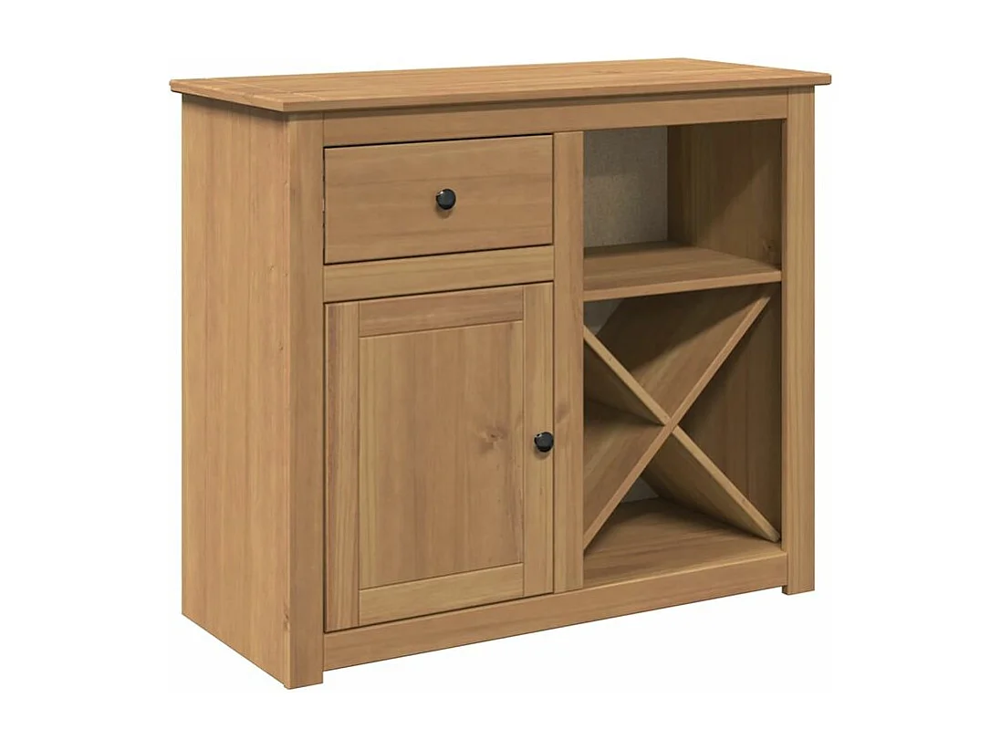 Buffet avec tiroir Panama 93x40x80 bois massif de pin