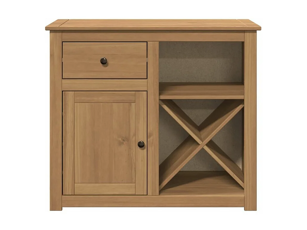 Buffet avec tiroir Panama 93x40x80 bois massif de pin