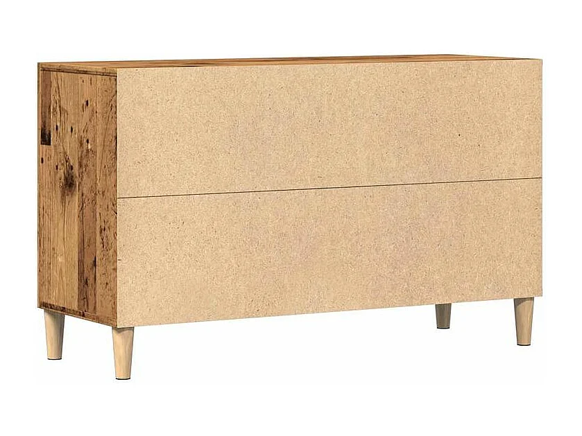Buffet vieux bois 100x36x60 bois d'ingénierie