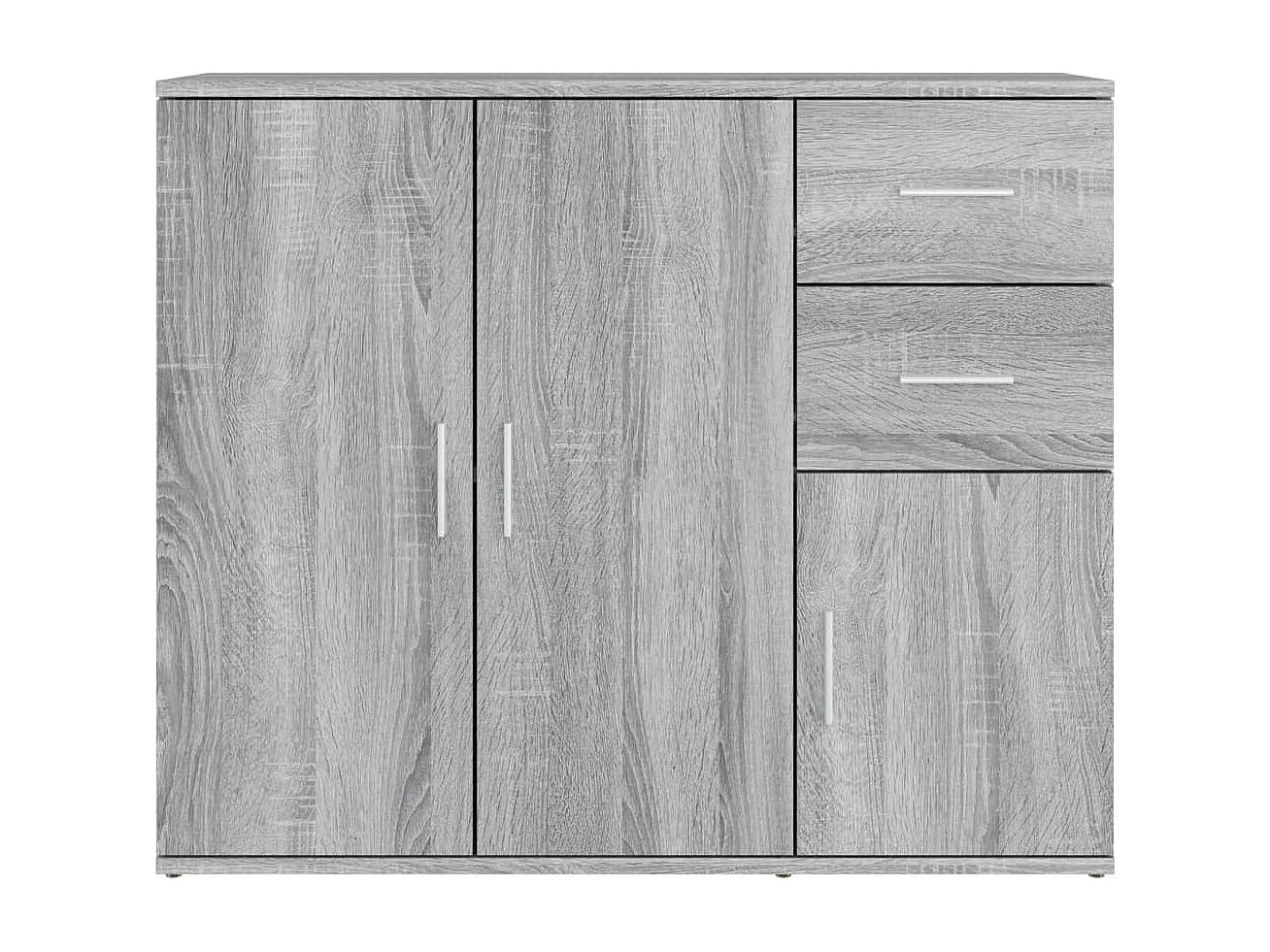 Buffet Sonoma gris 91x29,5x75 Bois d'ingénierie