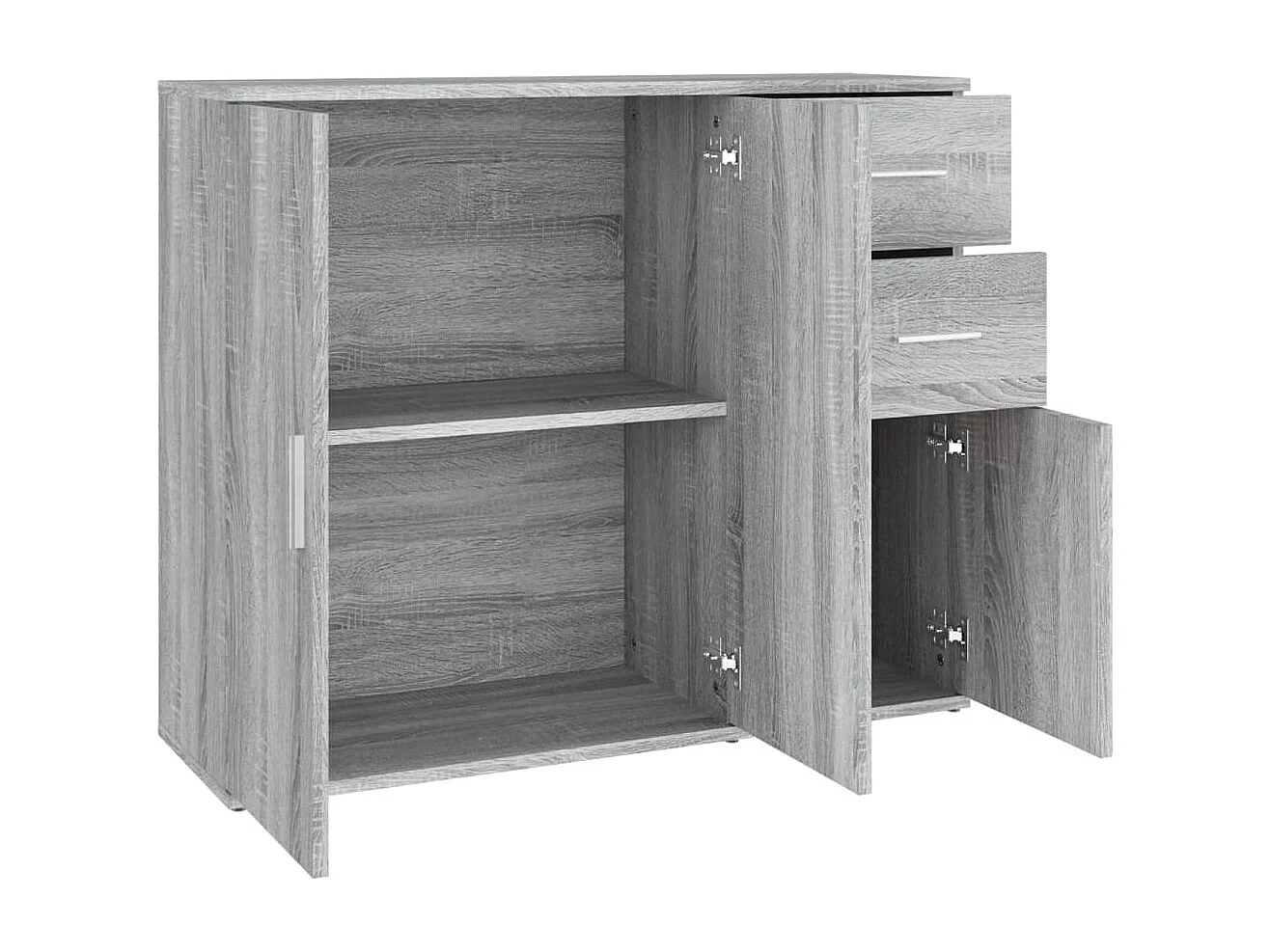 Buffet Sonoma gris 91x29,5x75 Bois d'ingénierie