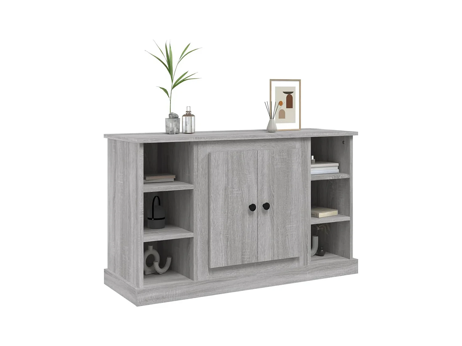 Buffet Sonoma gris 100x35,5x60 Bois d'ingénierie