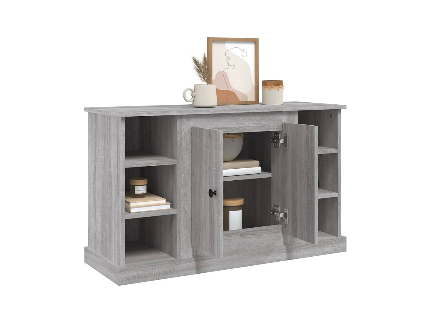 Buffet Sonoma gris 100x35,5x60 Bois d'ingénierie