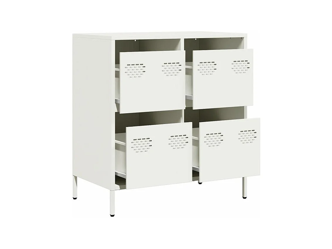 Buffet blanc 68x39x73,5 acier laminé à froid