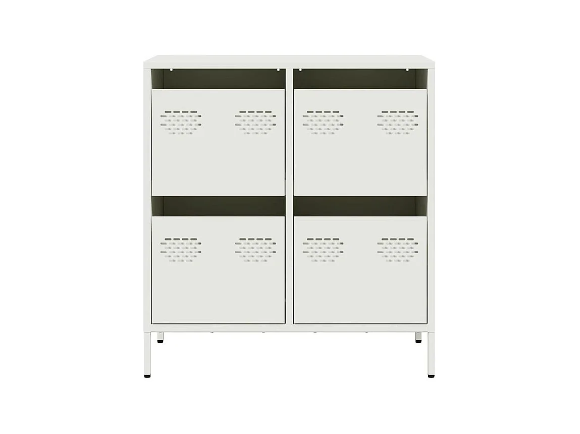 Buffet blanc 68x39x73,5 acier laminé à froid