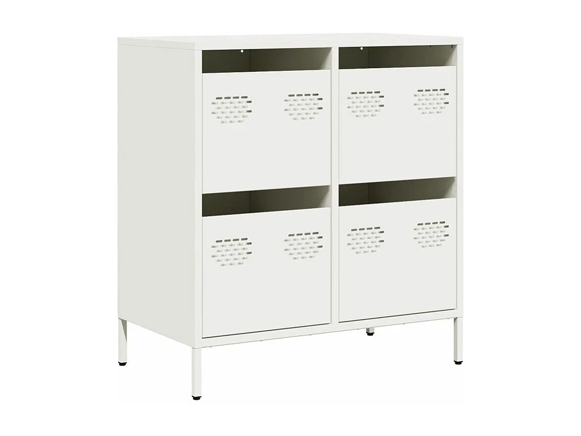 Buffet blanc 68x39x73,5 acier laminé à froid