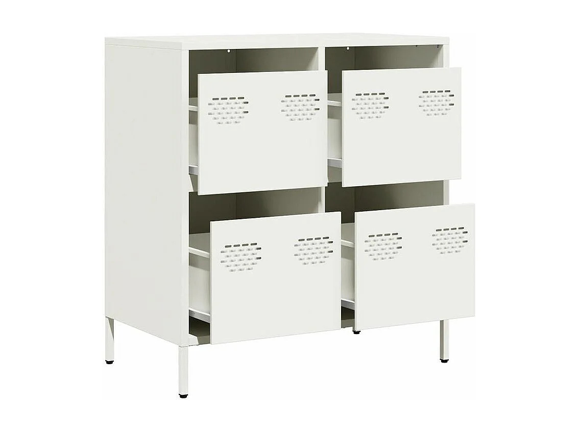 Buffet blanc 68x39x73,5 acier laminé à froid