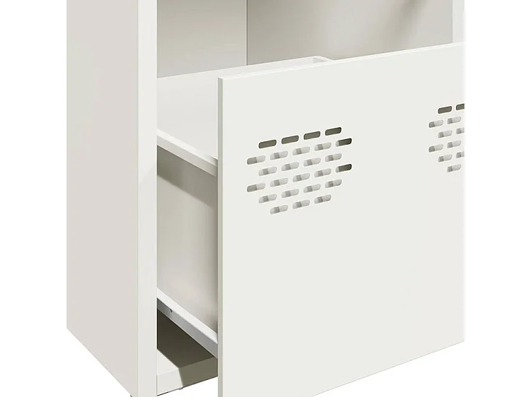 Buffet blanc 68x39x73,5 acier laminé à froid