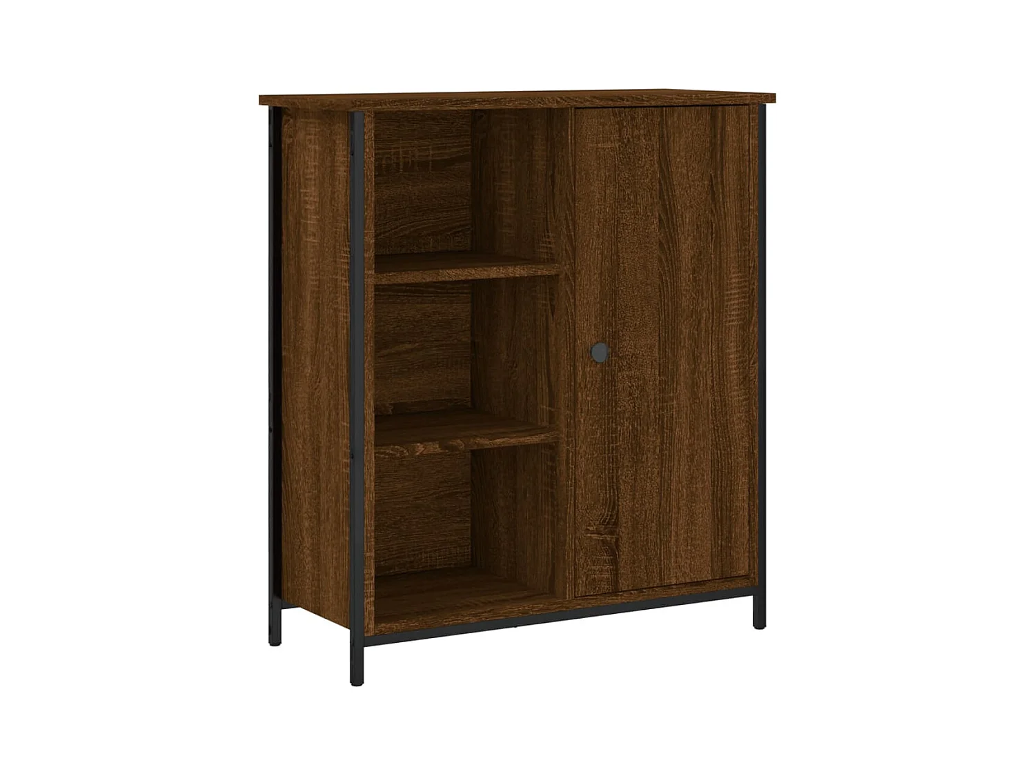 Buffet chêne marron 70x30x80 bois d'ingénierie