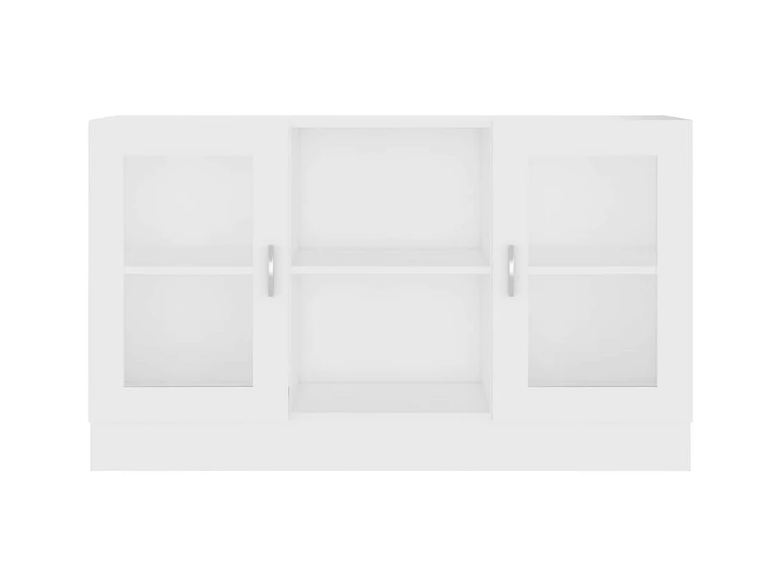 Armoire à vitrine Blanc 120x30,5x70