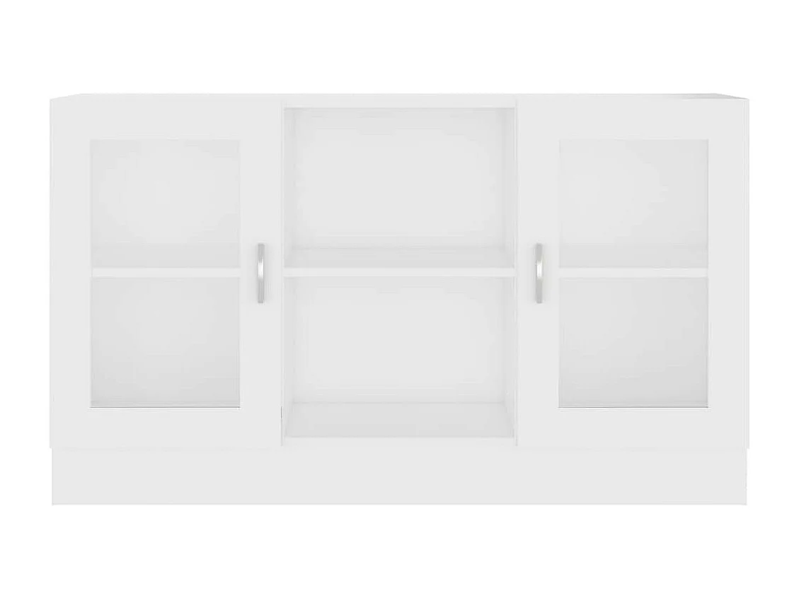 Armoire à vitrine Blanc 120x30,5x70