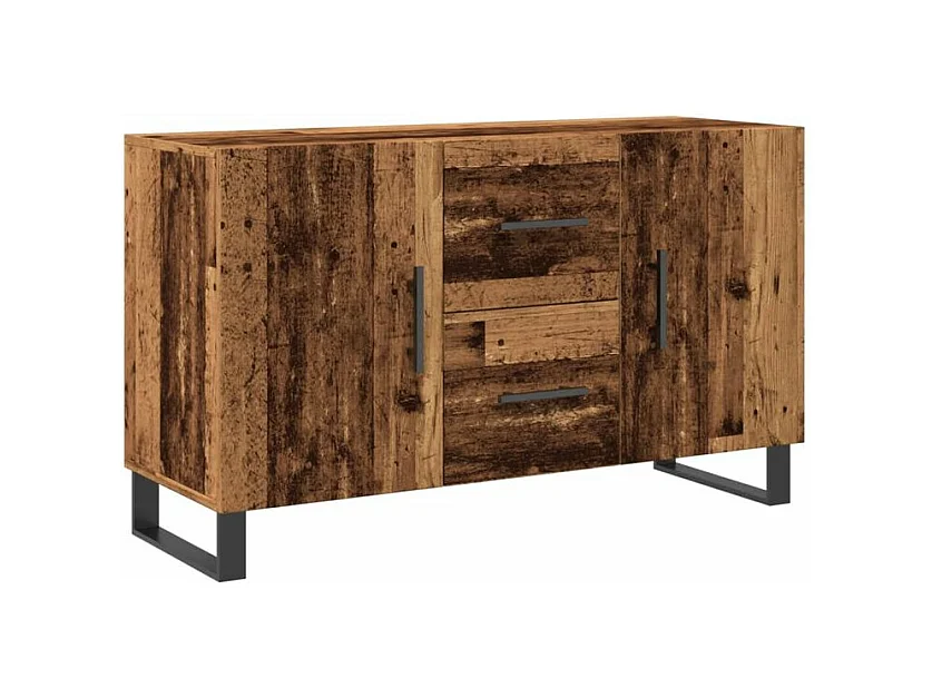 Buffet vieux bois 100x36x60 bois d'ingénierie
