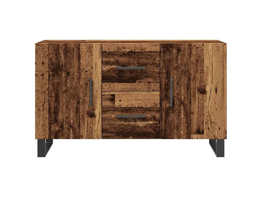 Buffet vieux bois 100x36x60 bois d'ingénierie