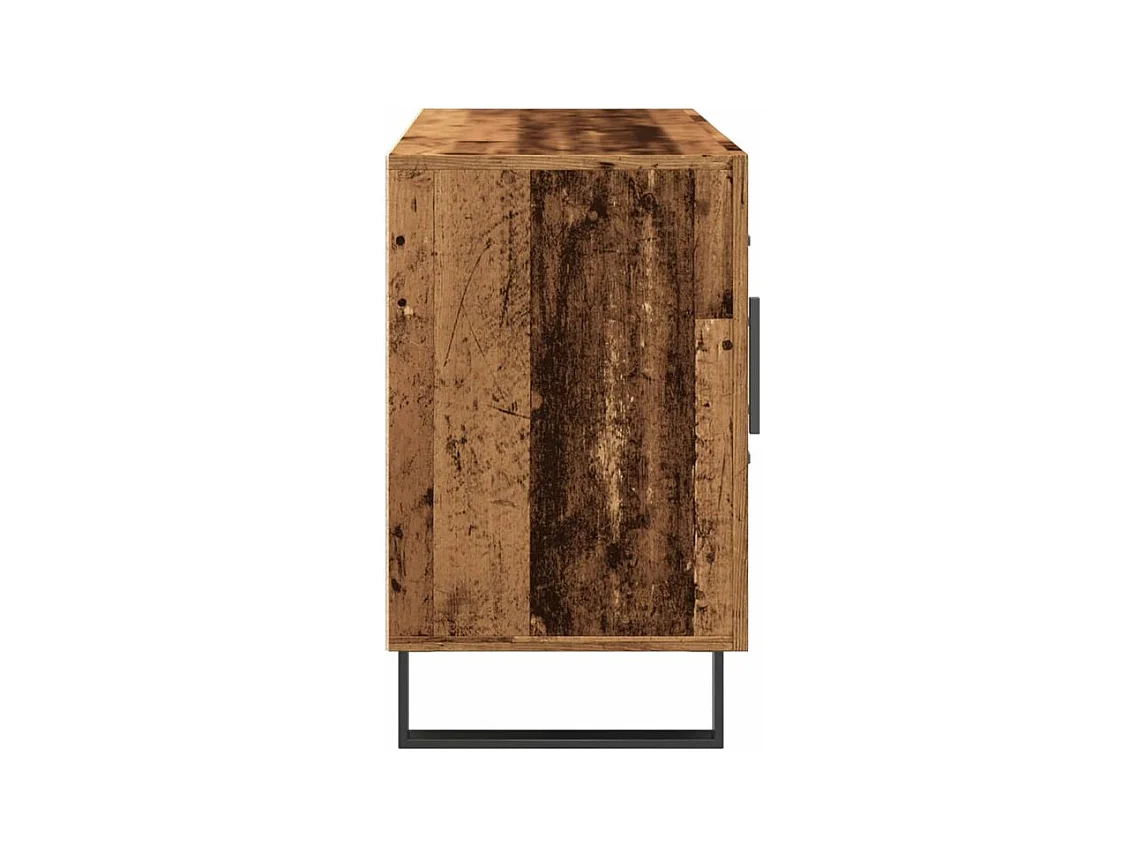 Buffet vieux bois 100x36x60 bois d'ingénierie