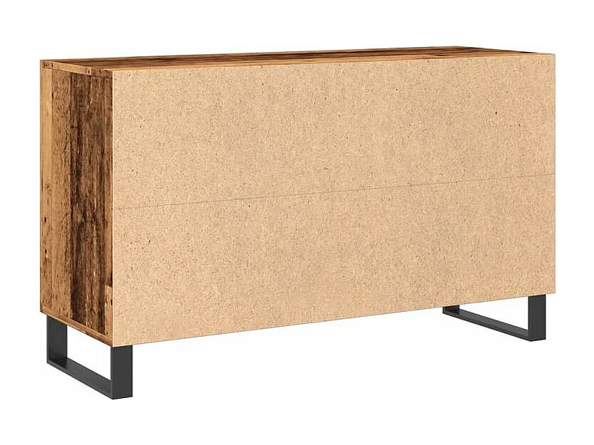 Buffet vieux bois 100x36x60 bois d'ingénierie