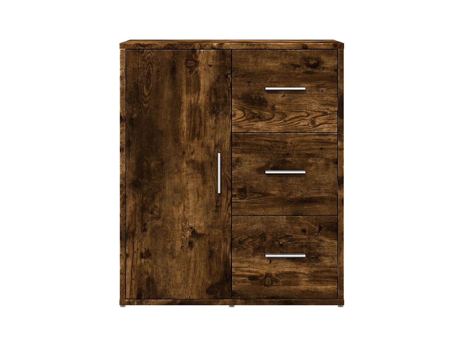 Buffets 2 pcs chêne fumé 60x31x70 bois d'ingénierie