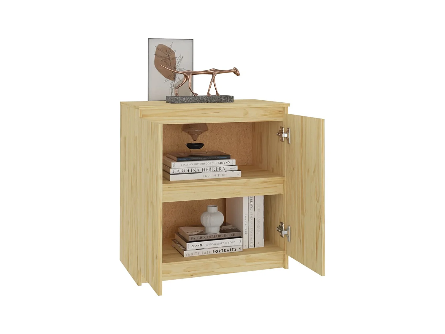 Armoire latérale 60x36x65 bois de pin massif