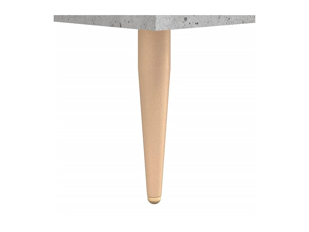 Buffet gris béton 90x34x80 bois d'ingénierie