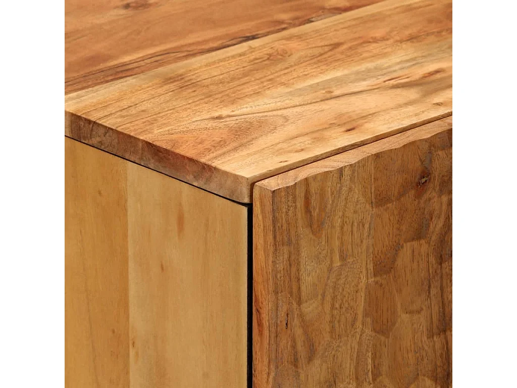 Armoire latérale 40x33x75 bois massif d'acacia