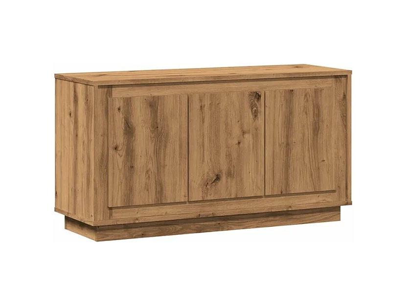 Buffet chêne artisanal 102x35x55 bois d'ingénierie