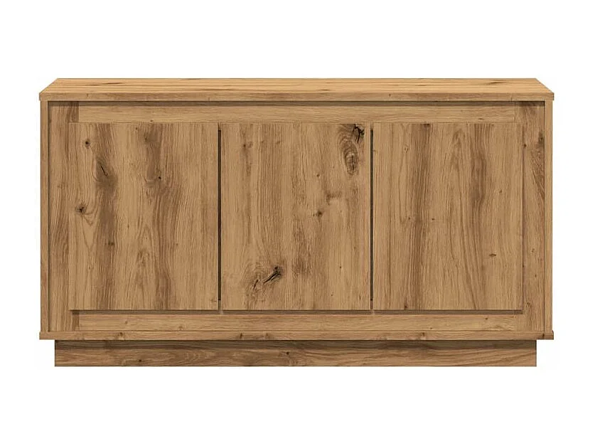 Buffet chêne artisanal 102x35x55 bois d'ingénierie