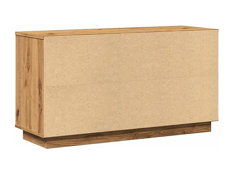 Buffet chêne artisanal 102x35x55 bois d'ingénierie