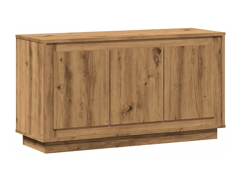 Buffet chêne artisanal 102x35x55 bois d'ingénierie