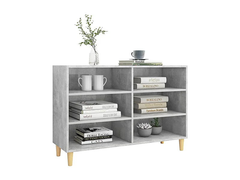 Buffet Gris béton 103,5x35x70 2