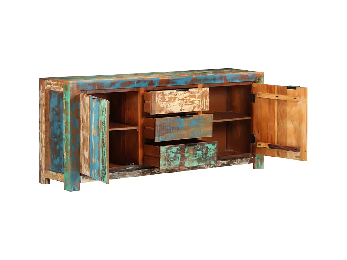 Buffet 175x40x75 Bois de récupération massif
