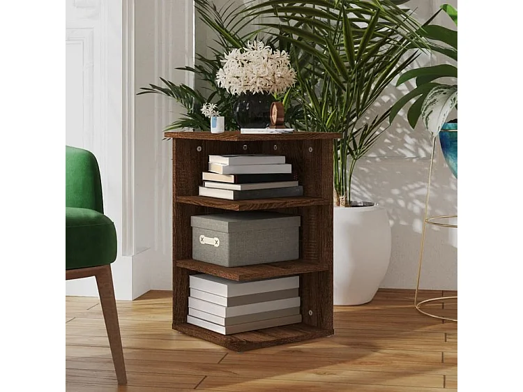 Armoire latérale Chêne marron 35x35x55 Bois d'ingénierie