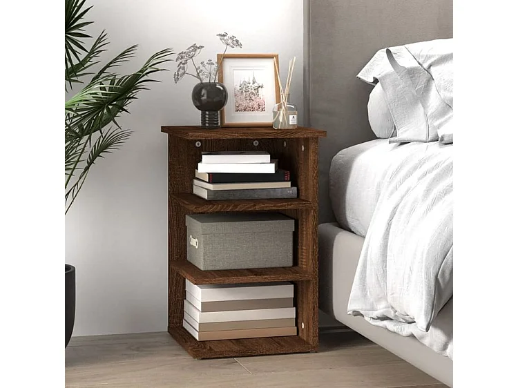 Armoire latérale Chêne marron 35x35x55 Bois d'ingénierie