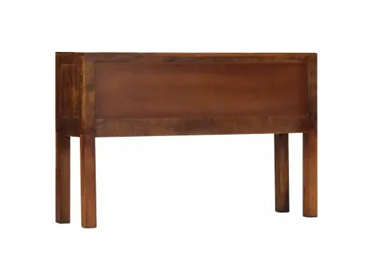 Buffet 1 porte 2 tiroirs manguier massif foncé Colibri