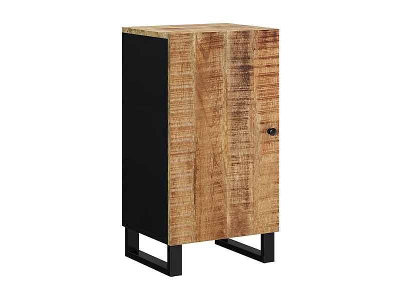 Buffet avec porte 40x31x75 bois massif de manguier