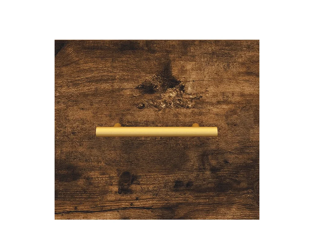 Buffet chêne fumé 69,5x34x90 bois d'ingénierie