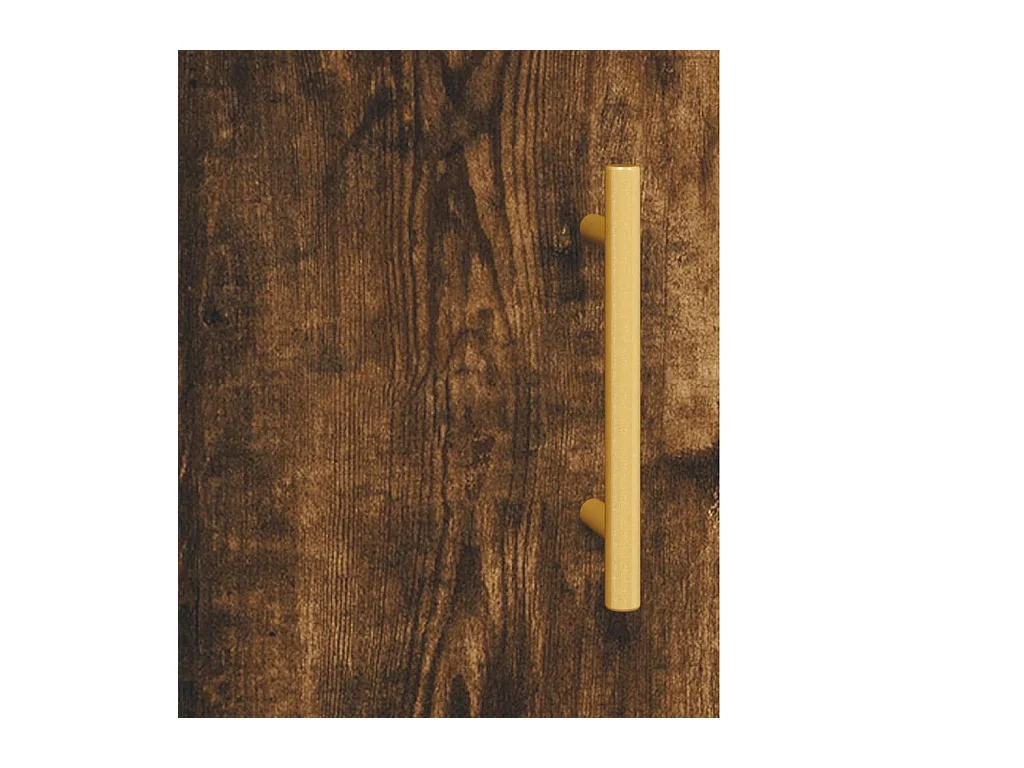 Buffet chêne fumé 69,5x34x90 bois d'ingénierie