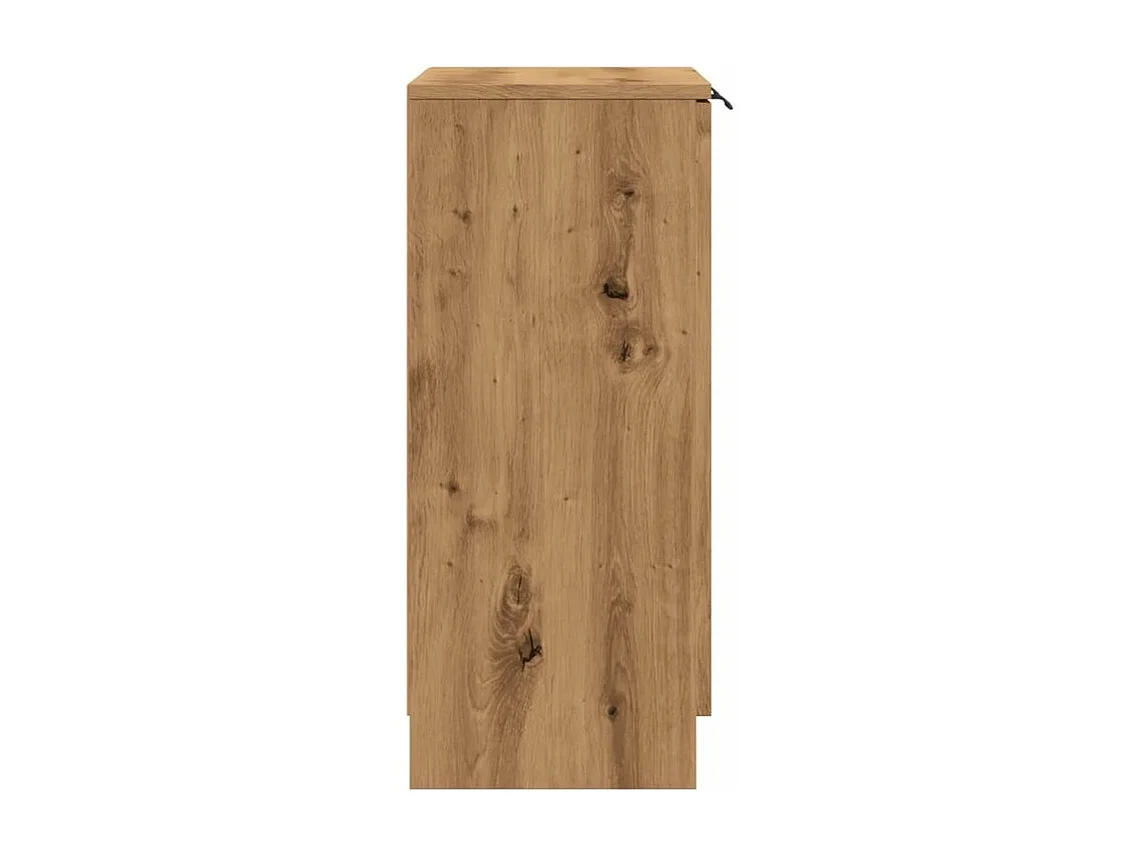 Buffet chêne artisanal 60x30x70 bois d'ingénierie