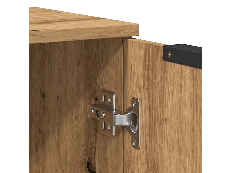 Buffet chêne artisanal 60x30x70 bois d'ingénierie