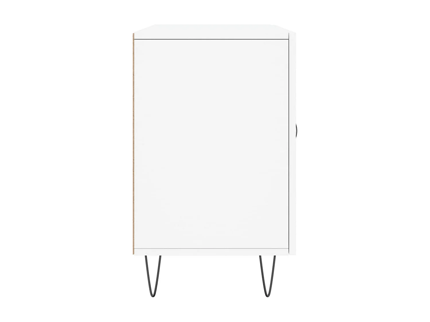 Buffet blanc 100x36x60 bois d'ingénierie