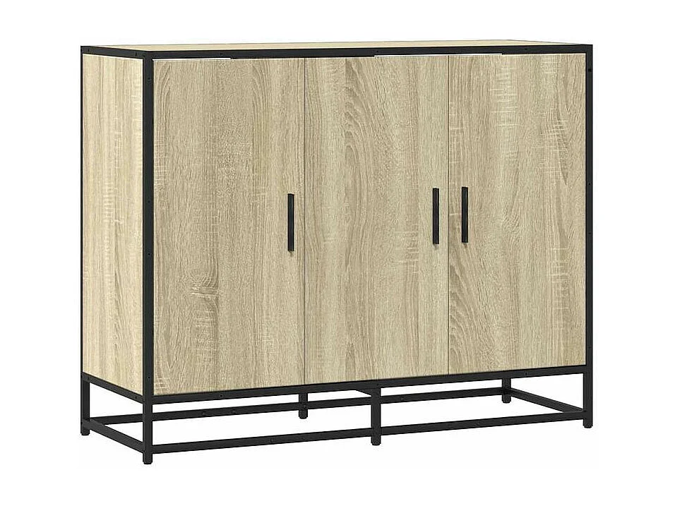 Buffet chêne sonoma 94x35x76 bois d'ingénierie