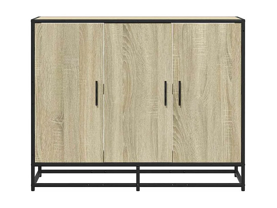 Buffet chêne sonoma 94x35x76 bois d'ingénierie