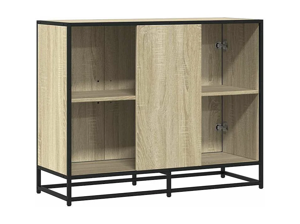 Buffet chêne sonoma 94x35x76 bois d'ingénierie