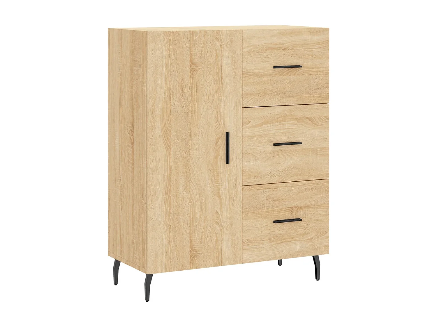 Buffet chêne sonoma 69,5x34x90 bois d'ingénierie