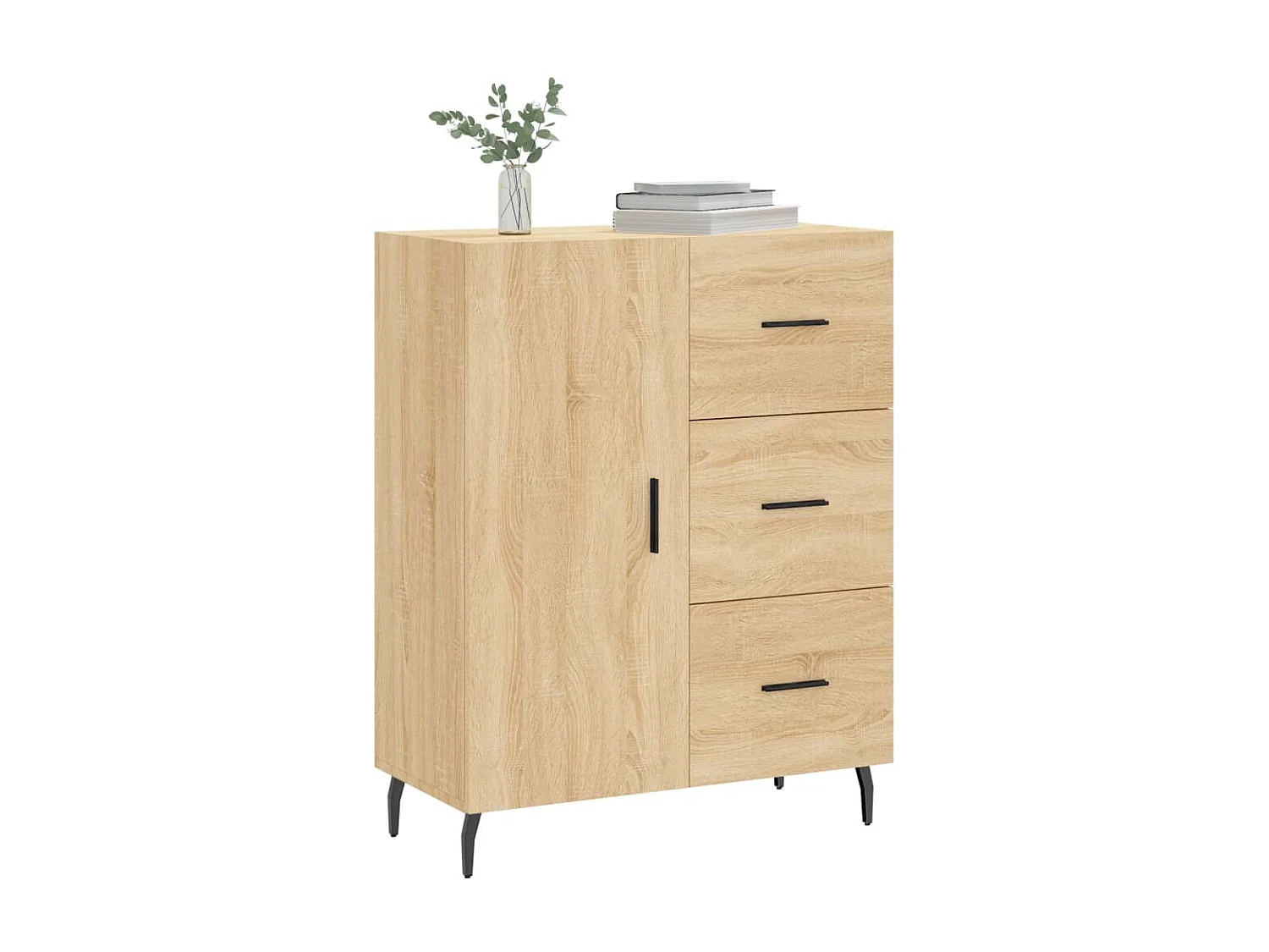 Buffet chêne sonoma 69,5x34x90 bois d'ingénierie