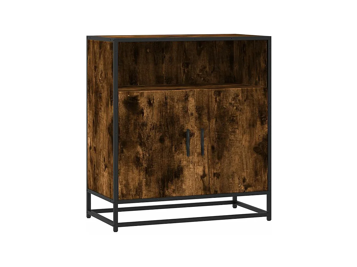 Buffet chêne fumé 68x35x76 bois d'ingénierie