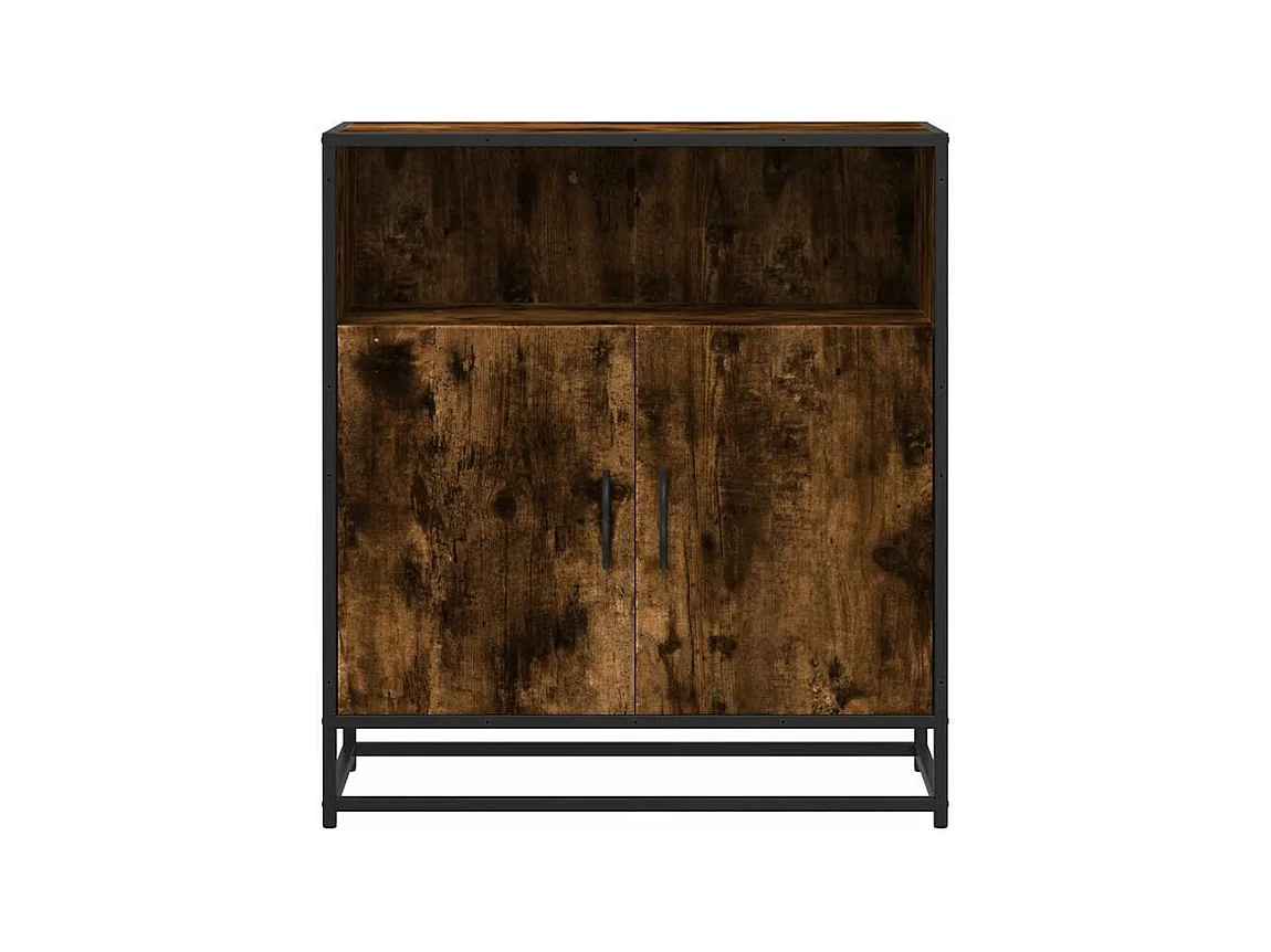 Buffet chêne fumé 68x35x76 bois d'ingénierie