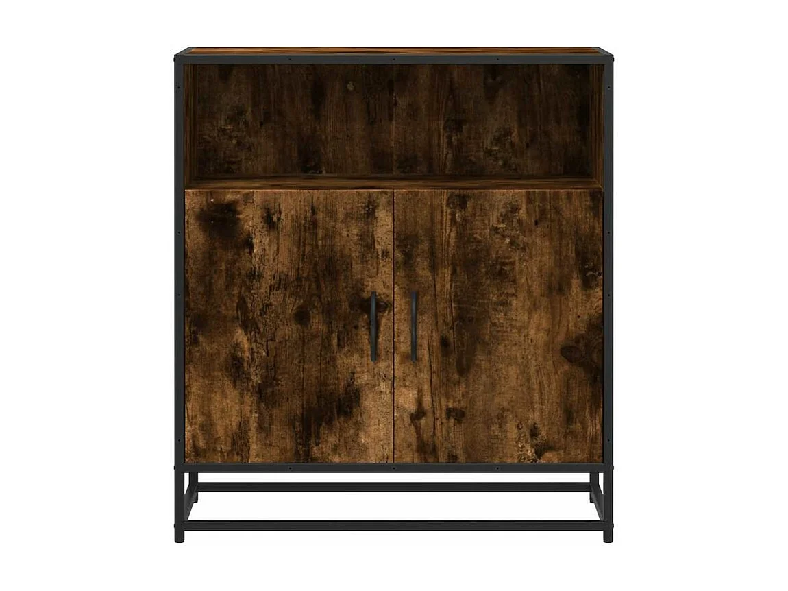 Buffet chêne fumé 68x35x76 bois d'ingénierie