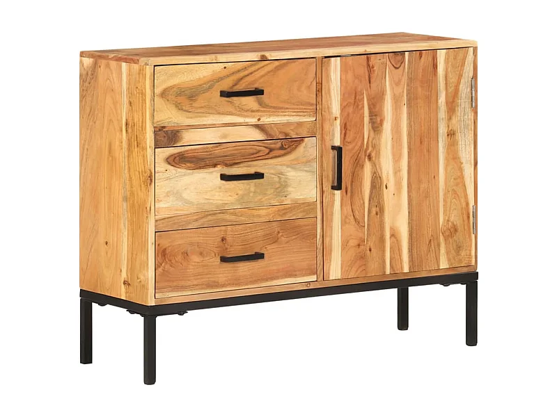 Buffet 88x30x73 Bois d'acacia massif
