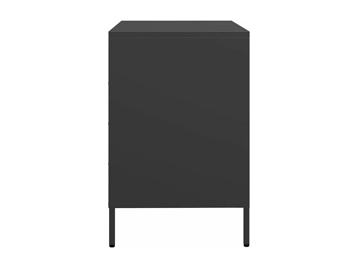 Buffet noir 68x39x58,5 acier laminé à froid